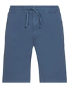 North Sails Man Shorts & Bermuda Shorts Slate Blue Size 28 Cotton, Elastane