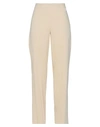 Off-white Woman Pants Beige Size 4 Cotton, Viscose, Polyester
