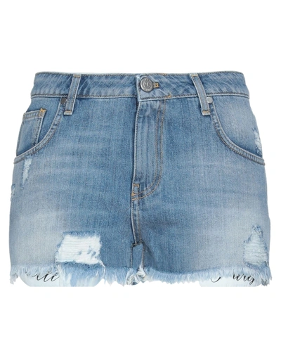 Gaelle Paris Denim Shorts In Blue