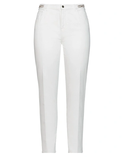 Les Copains Pants In White