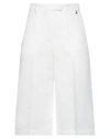 Patrizia Pepe Woman Pants White Size 4 Viscose, Linen