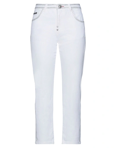 Philipp Plein Jeans In White