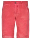 Roy Rogers Roÿ Roger's Man Shorts & Bermuda Shorts Red Size 31 Cotton, Linen