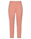Dondup Woman Pants Salmon Pink Size 6 Lyocell, Cotton, Elastane