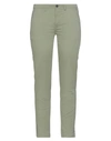 Siviglia White Pants In Sage Green