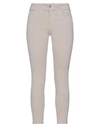 Haikure Woman Jeans Beige Size 27 Cotton, Polyester, Elastane