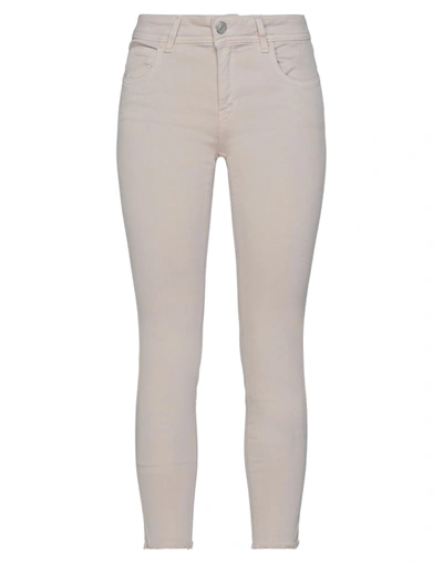 Haikure Woman Jeans Beige Size 27 Cotton, Polyester, Elastane