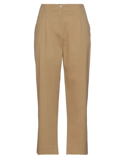 Semicouture Pants In Beige