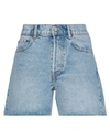 Boyish Woman Denim Shorts Blue Size 25 Recycled Cotton, Refibra, Organic Cotton In Blue