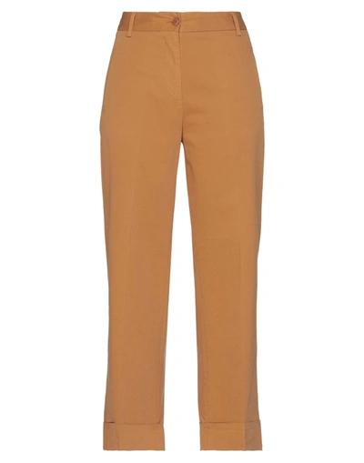 Brag-wette Pants In Beige