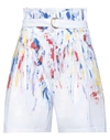 Philosophy Di Lorenzo Serafini Full-cut High-waist Shorts In White