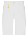 Manuel Ritz Logo-charm Chino Shorts In White