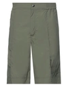 Valentino Garavani Man Shorts & Bermuda Shorts Military Green Size 30 Polyamide In Military Green