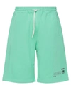 Msgm Shorts & Bermuda Shorts In Light Green