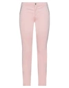Liu •jo Woman Pants Pink Size 28 Cotton, Elastane
