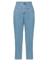 Merci .., Woman Jeans Blue Size 28 Cotton In Blue