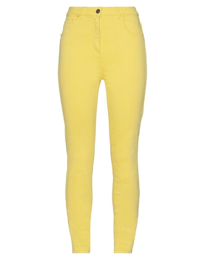 Elisabetta Franchi Jeans In Yellow