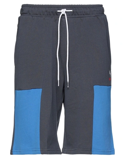 Puma Clsx Shorts Tr Man Shorts & Bermuda Shorts Lead Size L Cotton In Grey
