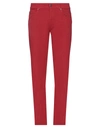 Grey Daniele Alessandrini Pants In Red