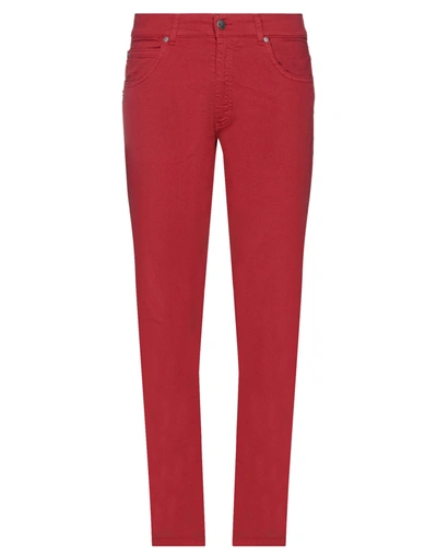 Grey Daniele Alessandrini Pants In Red