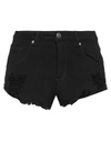 Vicolo Denim Shorts In Black