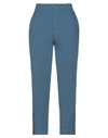 Merci .., Woman Pants Slate Blue Size 2 Cotton, Elastane