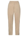 Haikure Woman Pants Beige Size 30 Cotton, Elastane