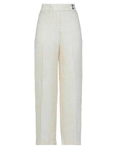 Massimo Alba Cropped Pants In Beige