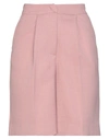 Soallure Woman Shorts & Bermuda Shorts Pink Size 2 Polyester