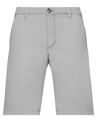 Gas Man Shorts & Bermuda Shorts Light Grey Size 30 Cotton, Elastane