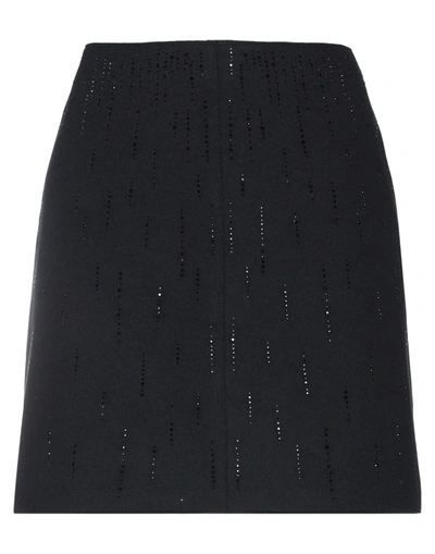 Emporio Armani Mini Skirts In Black