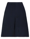 Ballantyne Woman Shorts & Bermuda Shorts Midnight Blue Size 4 Viscose, Acetate