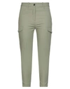 Nine:inthe:morning Woman Pants Sage Green Size 24 Cotton, Elastane