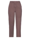 Via Masini 80 Pants In Brown