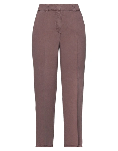 Via Masini 80 Pants In Brown
