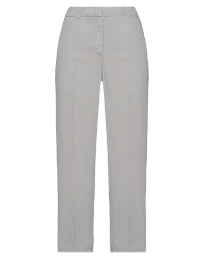 Via Masini 80 Pants In Light Grey