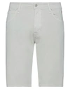 Roy Rogers Roÿ Roger's Man Shorts & Bermuda Shorts Ivory Size 29 Cotton, Elastane In White