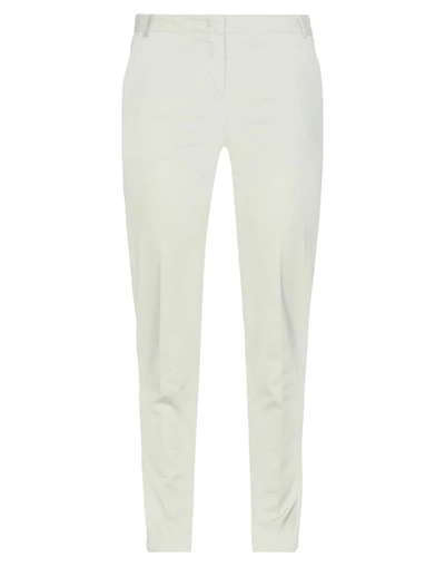 Fabiana Filippi Stretch-cotton Twill Tapered Pants In Sage Green