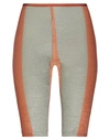 Siyu Woman Shorts & Bermuda Shorts Rust Size 4 Polyester, Polyamide, Elastane In Red