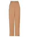 Shop Space Simona Corsellini Simona Corsellini Woman Pants Camel Size 8 Viscose In Beige