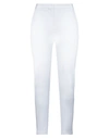 Pinko Tailored White Trousers With Side Pockets In White