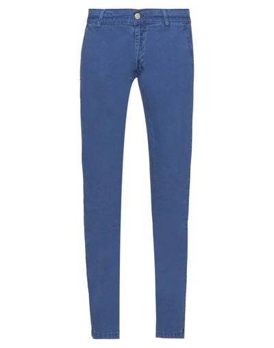 Grey Daniele Alessandrini Pants In Blue