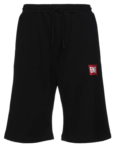 Engine Man Shorts & Bermuda Shorts Black Size L Organic Cotton