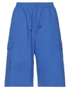 Roberto Collina Man Shorts & Bermuda Shorts Blue Size Xs Cotton