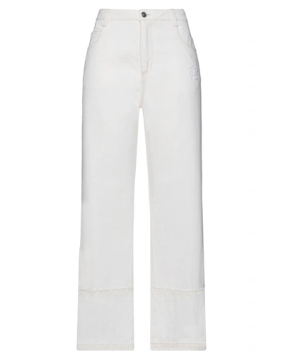 Ermanno Scervino Jeans In White