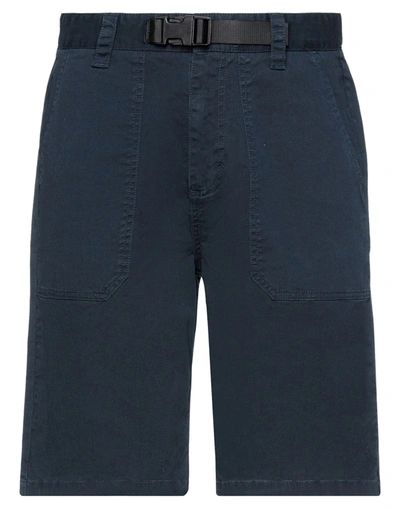 Sun 68 Cotton Chino Shorts In Blue