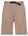 Sun 68 Man Shorts & Bermuda Shorts Light Brown Size Xxl Cotton, Elastane In Beige