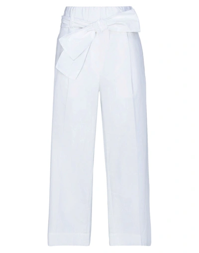 Gold Case Pants In White