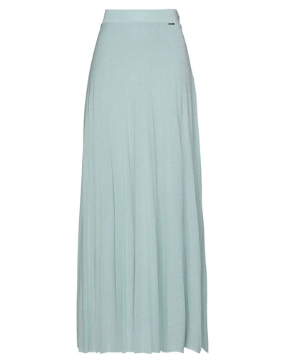 Liu •jo Long Skirts In Light Green