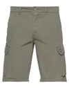 Lyle & Scott Man Shorts & Bermuda Shorts Military Green Size 30 Cotton